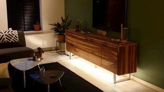 PH lighted credenza